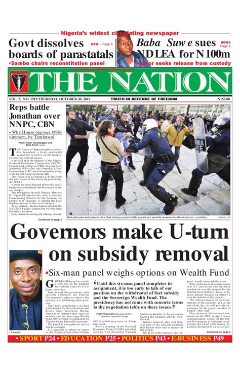the nation newspaper nigeria business